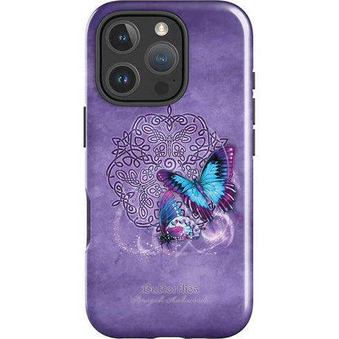 Butterfly Celtic Knot by Brigid Ashwood iPhone 16 Pro Magsafe Impact Case